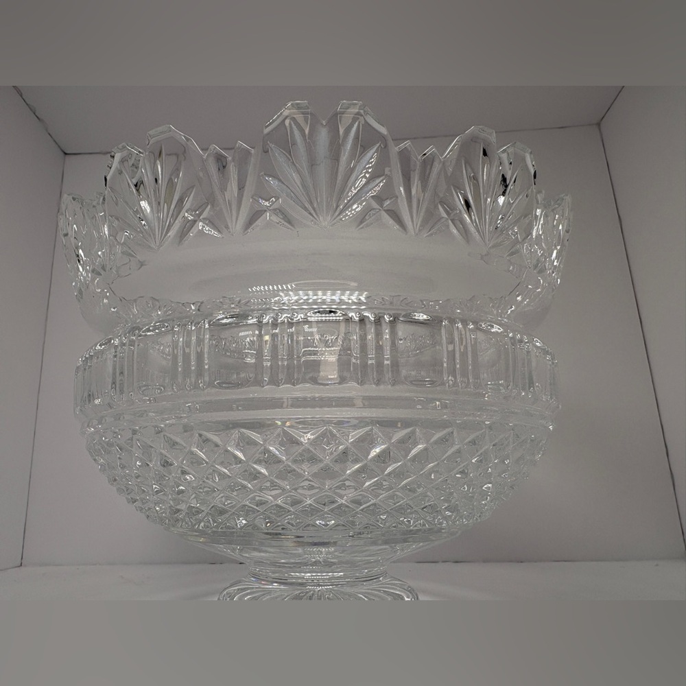 Waterford Crystal 10" KINGS BOWL Designer Gallery Footed Centerpiece - Picture 4 of 13